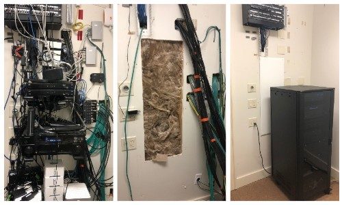 Montana Integrated Living equipment rack cleanup