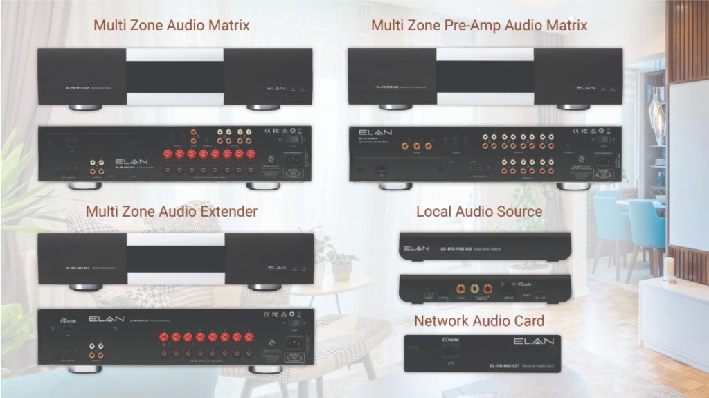 Nortek Security & Control Elan amplifiers IP-audio