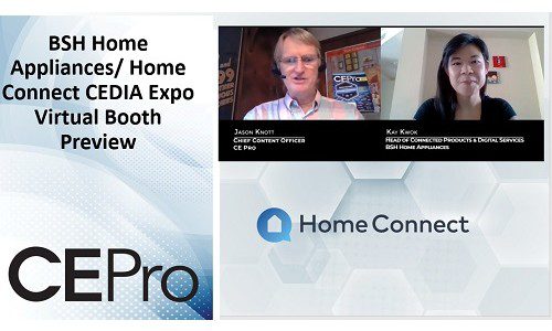 CEDIA Expo Virtual Preview: BSH Home Connect Offers Open API for Smart Appliances