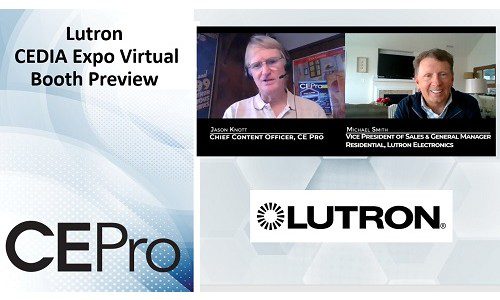 CEDIA Expo Virtual Booth Preview: Lutron Highlights Ring Integration, Connexion 2020