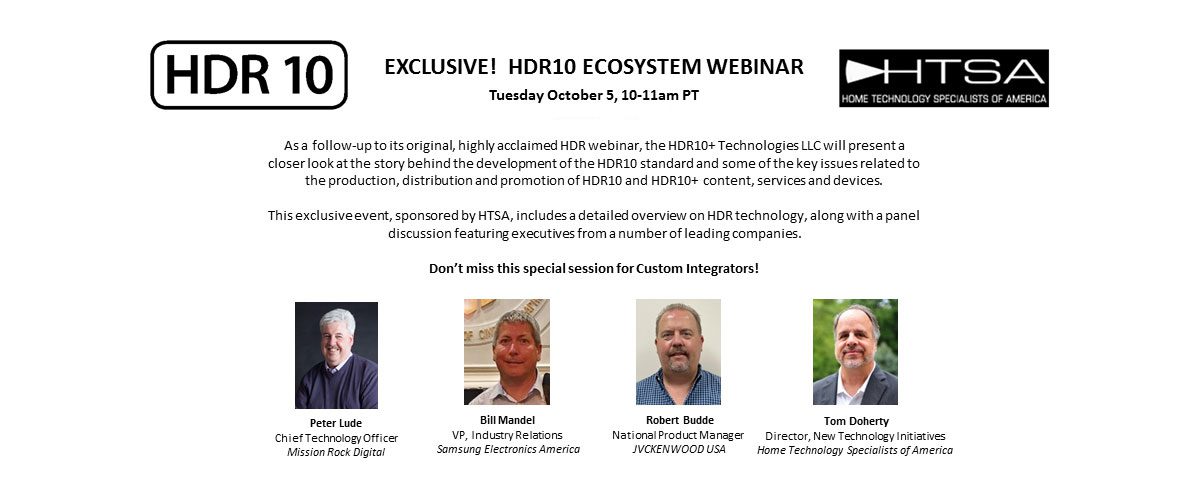 Exclusive! HDR10 Ecosystem Webinar