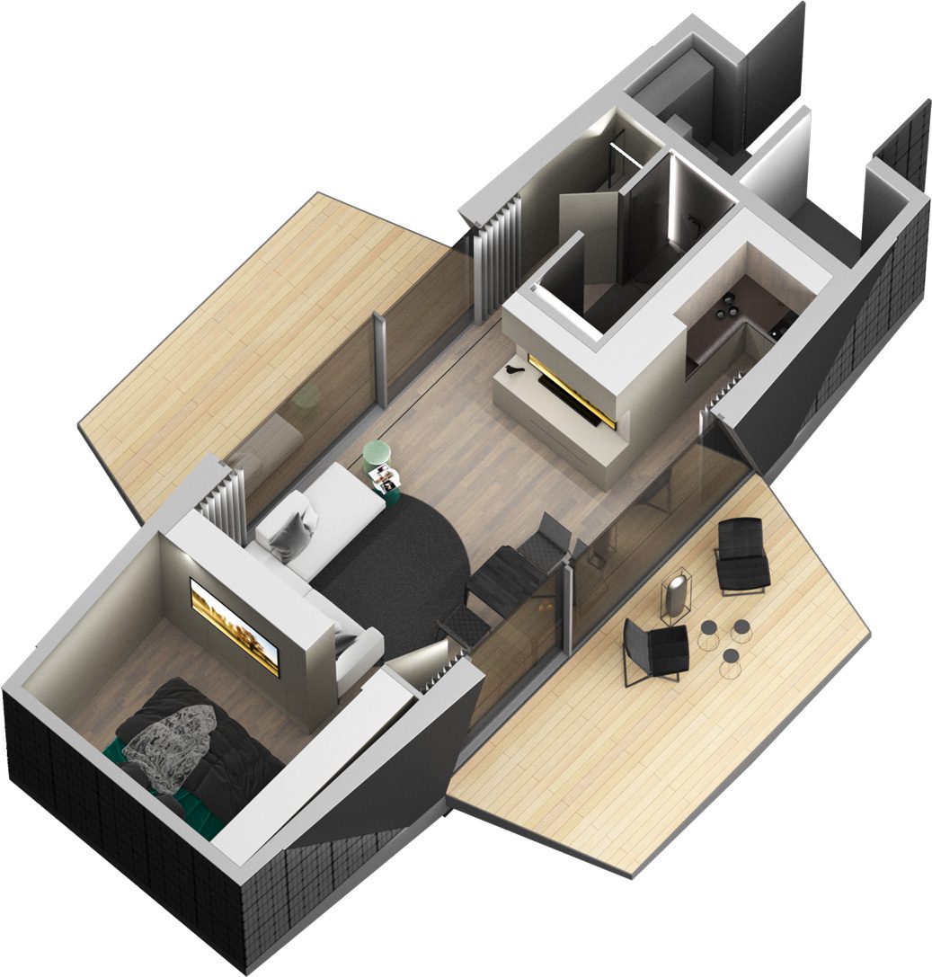 $413K Tiny Smart Home Merges High-Tech & Off-the-Grid Living, slide 2