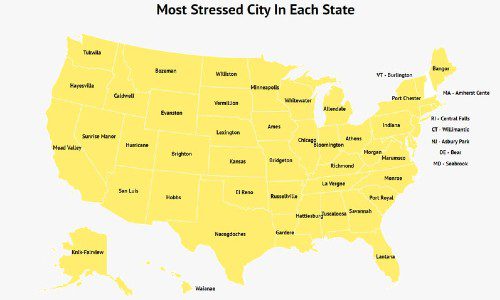 Employees in These Stressed-Out U.S. Cities Need Support