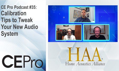 CE Pro Podcast Home Acoustics Alliance HAA