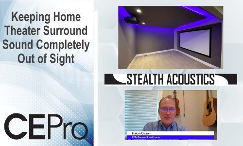 Stealth Acoustics Beemer Smart Home invisible home theater