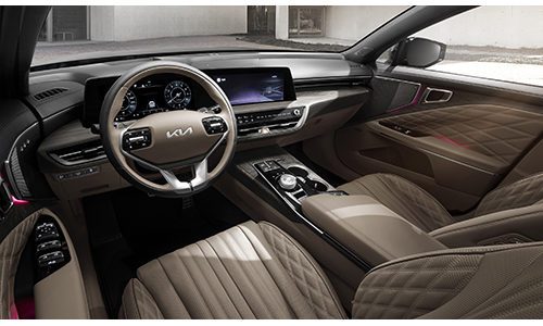 Kia K8 sedan with Meridian Audio