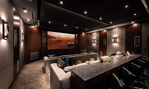 KEF Music Loung THX certified theater