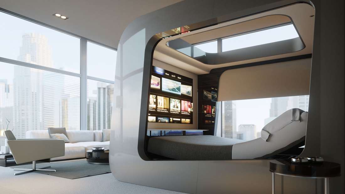 HiBed is a $40,000 Smart Bed with a Built-In Deluxe Home Theater, slide 6