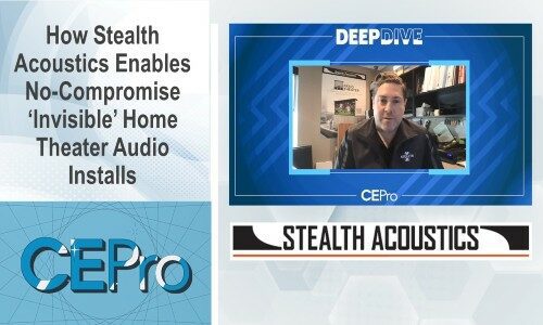 Stealth LRX Series LineaResponse invisible speakers