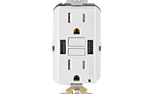Leviton SmartlockPro 15A GFCI USB Type A Inwall charger