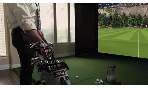 Shop Indoor Golf SIGPRO Premium Golf Simulator Impact Screen