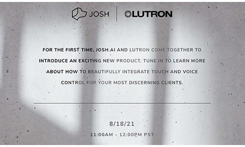 Josh.ai Aug. 18 2021 announcement