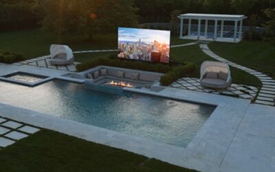 Hamptons Estate Adds Poolside AV Paradise Complete with 8-Foot Tall LED Video Wall