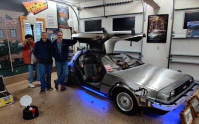 Back To The Future Inspired Project Features Film-Accurate Workshop, Original DeLorean Parts