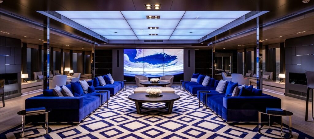 SilverYacht disco entertainment area.