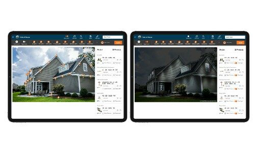 FX Luminaire Night Mode My Design lighting tool