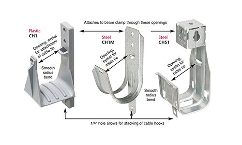 Arlington Industries J Hooks for Communications Cables - CEPRO