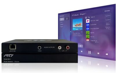 RTI Adds MS-1 Music Streamer to Audio Options at ISE 2022