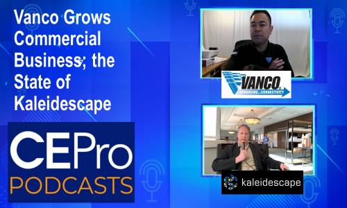 CE Pro Podcast Vanco Kaleidescape