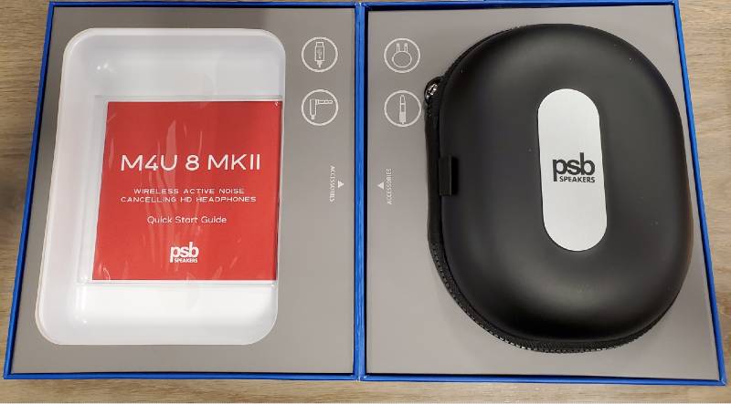 PSB M4U 8 MKII headphones active-noise cancellation