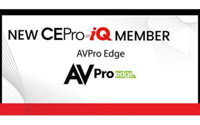 AVPro Edge Joins CEPro-iQ