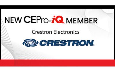 Crestron Joins CEPro-iQ