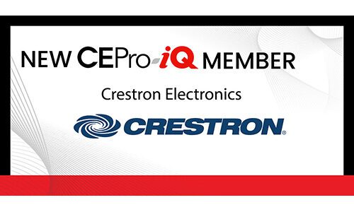 Crestron Joins CEPro-iQ