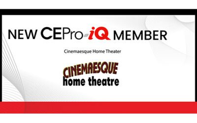 Cinemaesque Home Theater Joins CEPro-iQ