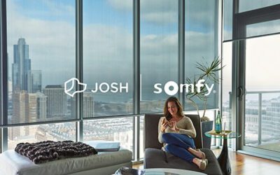Somfy & Josh.ai Join Forces for Control of Motorized Shade Solutions