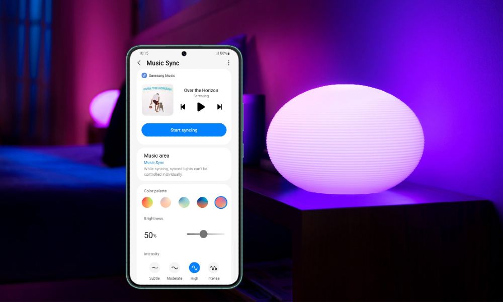 Samsung SmartThings Gets Galaxy Music Synced with Philips Hue - CEPRO