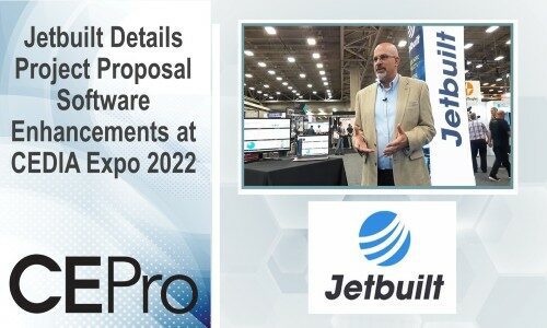 Jetbuilt Details Project Proposal Software Enhancements at CEDIA Expo