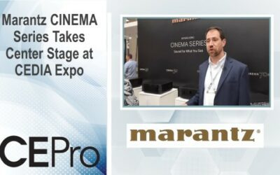 Marantz CINEMA Series Takes Center Stage at CEDIA Expo