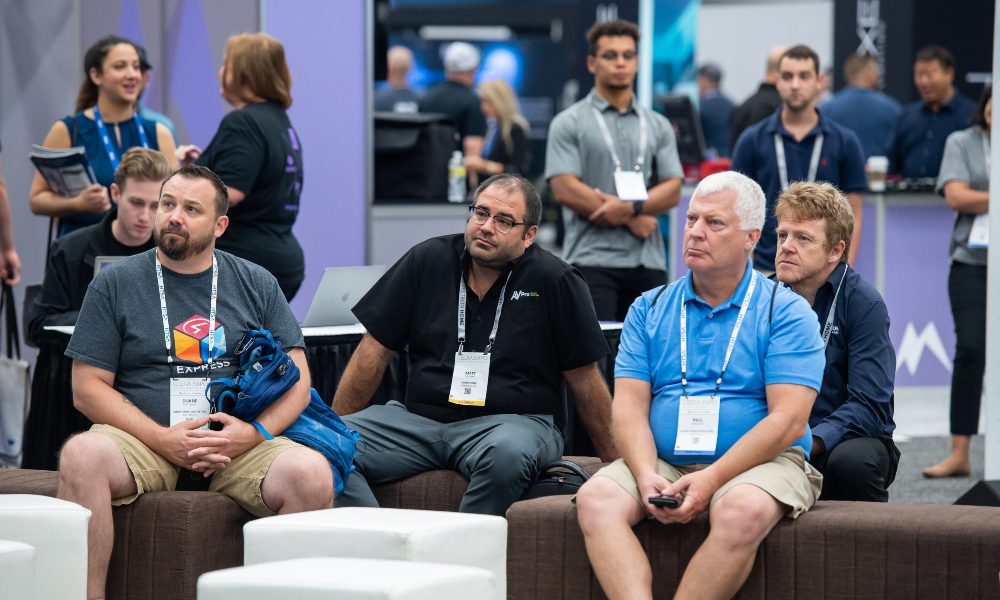 Integrators sitting in during a talk on wellness at CEDIA Expo 2022.