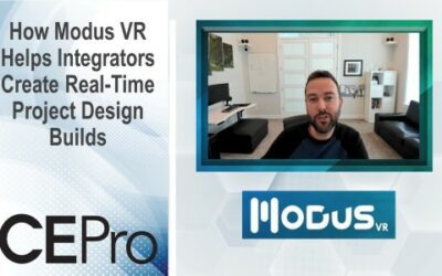 How Modus VR Helps Integrators Create Rapid, Real-Time Project Design Builds