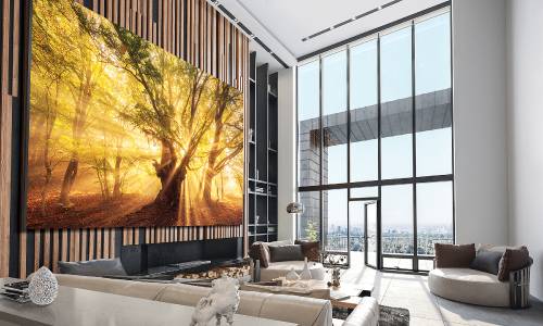 CE Pro top 5 tech trends Samsung wall