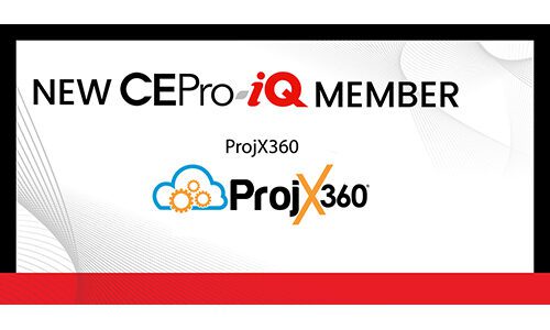 ProjX360 joins the CEPro-iQ platform
