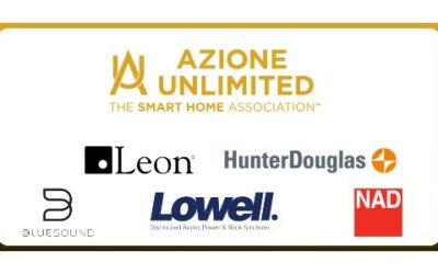 Azione Unlimited Adds Bluesound, NAD, Leon, Hunter Douglas & Lowell