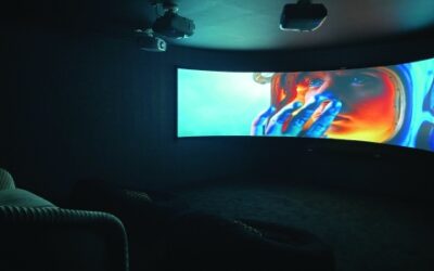 KoKast Installs Ultimate Curved ‘Infinity’ Screen TV for Family’s Home Theater