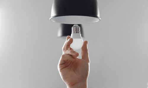 Image of light bulb to represent a device that adheres to many standards within the modern smart home.