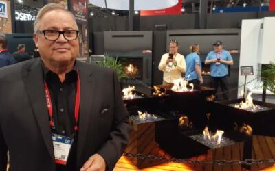 Fire Garden, DaVinci Custom Fireplaces Dazzle with Indoor/Outdoor Designs at IBS