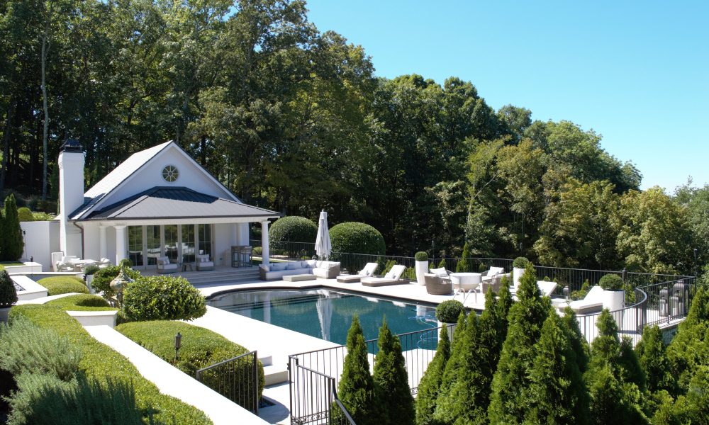 Poolside outdoor audio system install, Mozaic Audio Video Integration