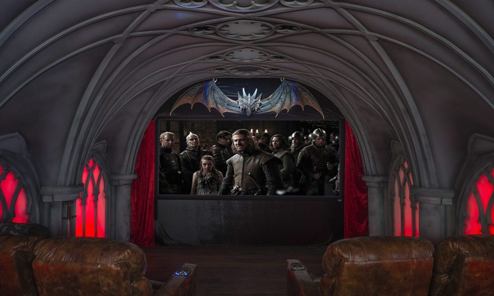 Game of Thrones themed home theater