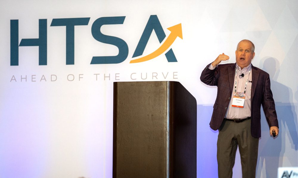 Jon Robbins speaking at the 2023 HTSA Spring Conference