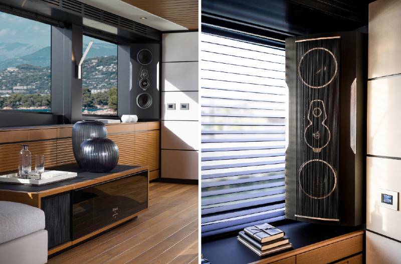 Wally Yachts main salon McIntosh Sonus faber wallywhy200