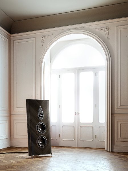 Sonus faber 40th anniversary Stradivari loudspeaker second generation.