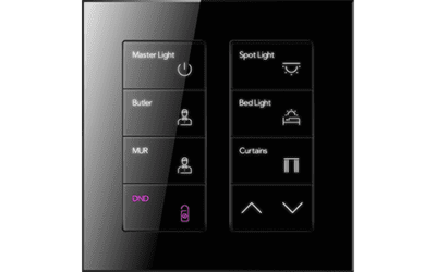 Black Nova Keypads Integrate into RTI Systems