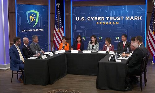 U.S. Cyber Trust Mark put forward by the Biden administration for smart home devices.