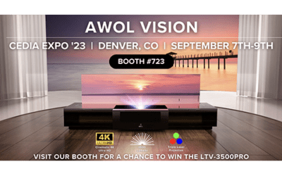 AWOL Vision to Feature UST Projectors at CEDIA Expo