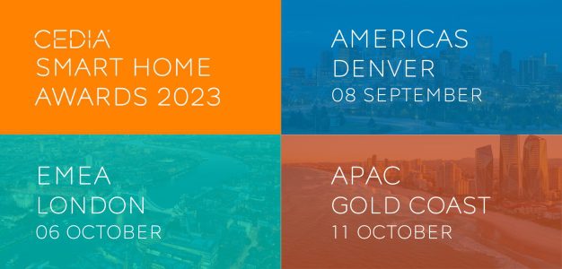 CEDIA Smart Home Awards finalist ceremony dates.