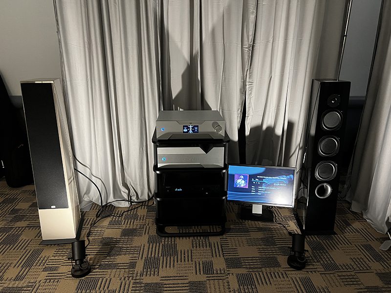 Paired with electronics from Aragon, Phase Technology was producing fun two-channel audio demos in its CEDIA Expo 2023 booth.